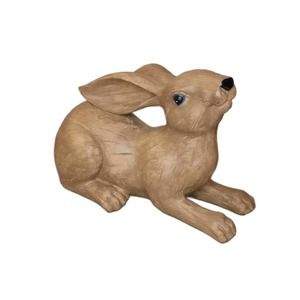 Rabbit Bunny Resin Garden Statue Decor Easter Painted